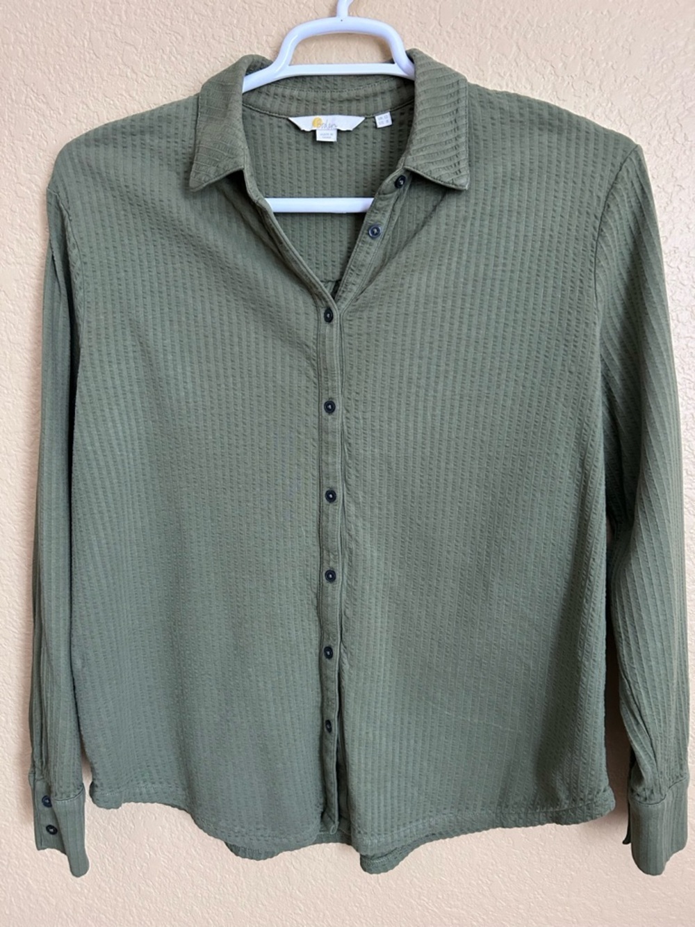 Boden Green Long Sleeve Button Down Shirt